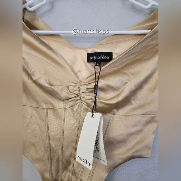 Retrofete Rozik Bodysuit in Nude - Picture 6 of 7